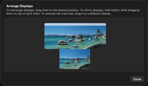 macos dock not moving external monitor issue